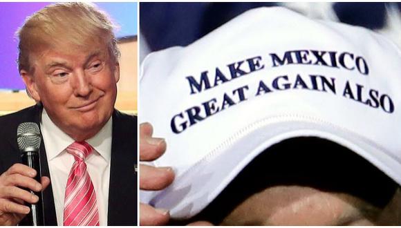 El nuevo lema de Trump: "Haz a México grande de nuevo también"