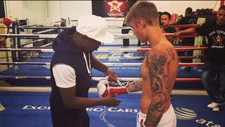Boxeo: Mayweather fue entrenador de Justin Bieber por un día