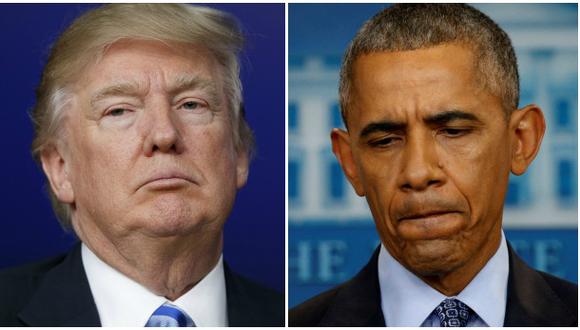 Trump culpa a Obama de ataque químico en Siria