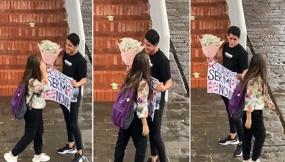 Un joven presuntamente fue rechazado por una chica y triste escena se volvió viral. | FOTO: @mariamnavax / TikTok