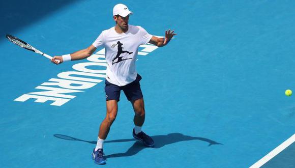 Novak Djokovic incluido en la lista de participantes para Indian Wells. (Foto: EFE)