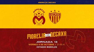 Necaxa volteó el marcador y venció 3-2 a Morelia por la fecha 13 de la Liga MX