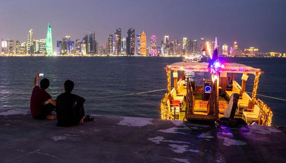 Doha, la capital millonaria de Qatar acoge el Mundial. (Foto: AFP)