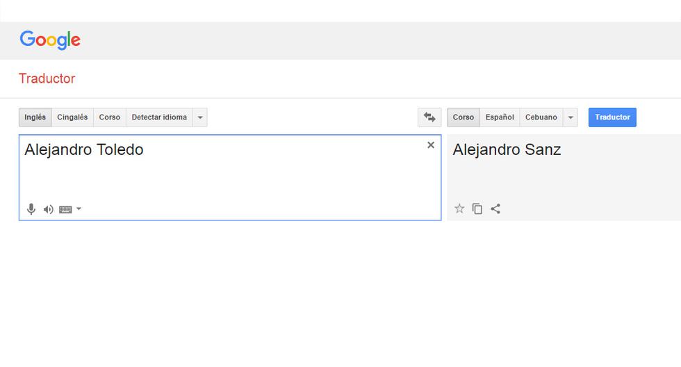 ¿Un nuevo error de Google Translate? (Foto: Captura)
