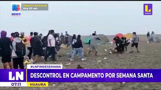 Huaura: Trifulca entre jóvenes en estado de ebriedad deja playa contaminada