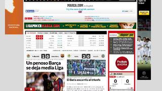 Así informa la prensa extranjera sobre la derrota del Barcelona