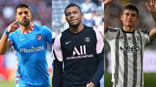 Con Suárez, Mbappé y Dybala: qué jugadores cambiarían de club para el verano de Europa