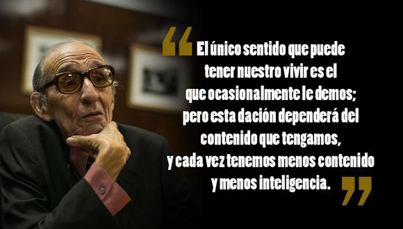 "La vida" es el nombre de la reciente columna de Marco Aurelio Denegri. (Foto: El Comercio)