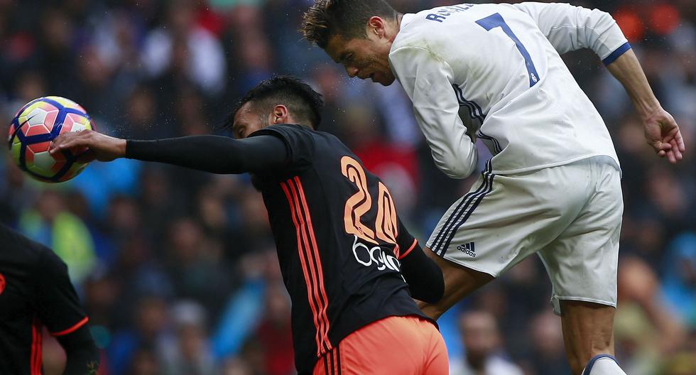 Cristiano Ronaldo se encargó de poner en ventaja al Real Madrid sobre Valencia. (Foto: Getty Images)