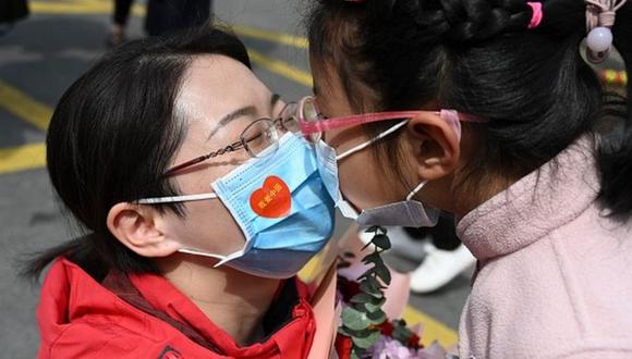 En China se celebró el triunfo sobre el virus. (Foto: China News Service)