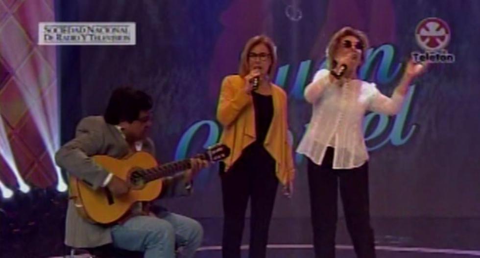 Mónica Delta y Cecilia Bracamonte le rindieron homenaje a Juan Gabriel. (Imagen: América Tv)