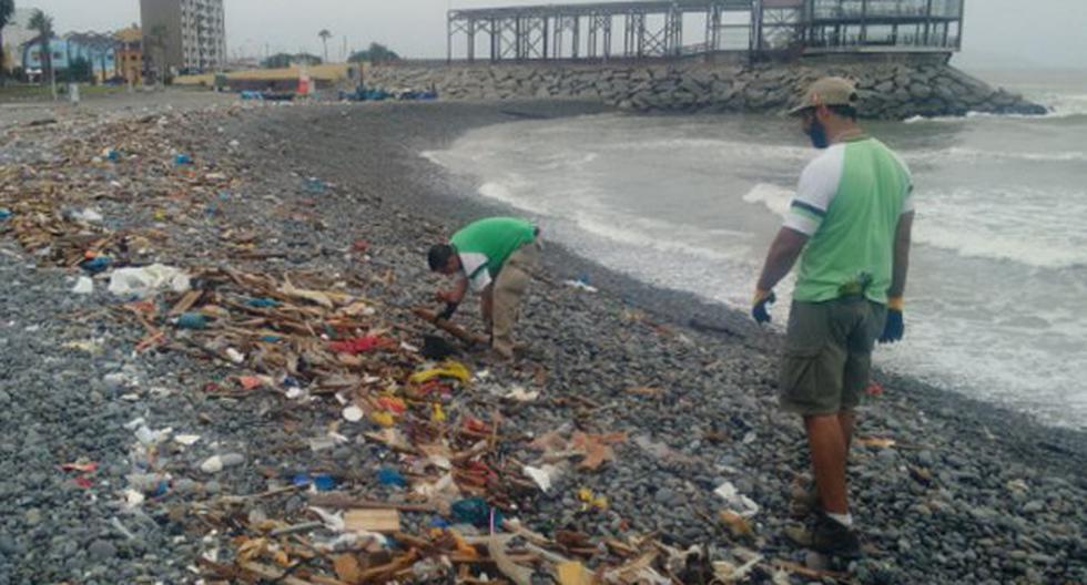 Este fin de semana se logró recoger alrededor de 150 toneladas de basura marina de las playas de Lima, Callao y provincias. (Foto: Andina)