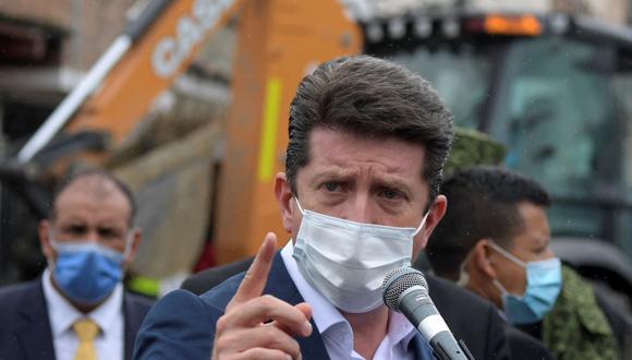 El ministro de Defensa de Colombia, Diego Molano. (Foto de Raúl ARBOLEDA / AFP).