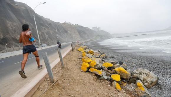 Costa Verde: sigue sin fecha el retiro de rocas en La Pampilla