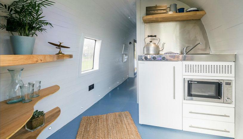 (Foto: Facebook Helicopter Glamping at Mains Farm)