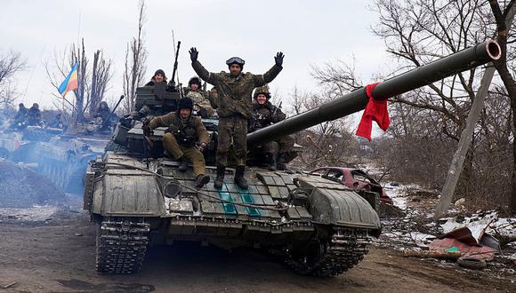 Rusia reconoció la independencia de Donetsk y Lugansk, territorios separatistas de Ucrania. (Getty Images).