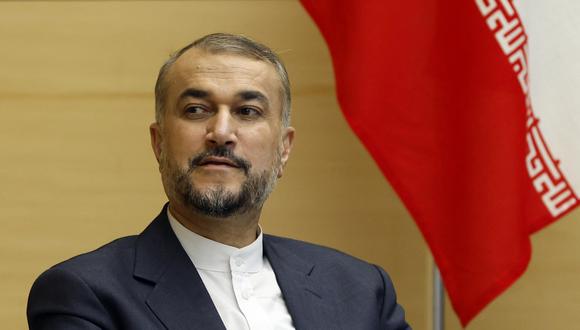 Hossein Amir-Abdollahian, ministro de Relaciones Exteriores de Irán. (ISSEI KATO / POOL / AFP).