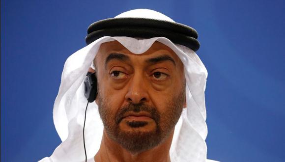El jeque Mohamed bin Zayed Al-Nahyan es el primer líder del Golfo en anunciar una normalización de las relaciones con Israel y es considerado el artífice del aumento de la presencia internacional de Emiratos Árabes Unidos. Foto: Odd ANDERSEN / AFP).