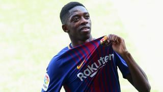 Barcelona: Ousmane Dembélé fue presentado en el Camp Nou ante miles de aficionados