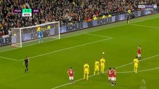 De penal: gol de Cristiano Ronaldo para el 2-0 de M. United vs. Brentford | VIDEO