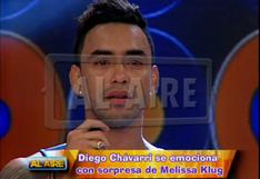 Diego Chávarri lloró al hablar de su relación con Melissa Klug