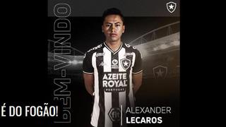 Alexander Lecaros, anunciado como nuevo futbolista del Botafogo