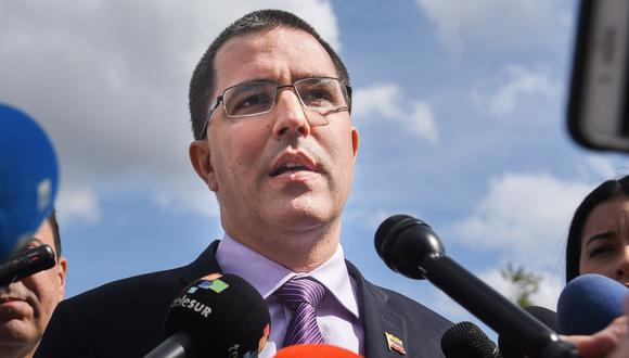 El canciller de Venezuela Jorge Arreaza advierte contra "intervención" militar y dice que Vietnam se quedaría corto. (AFP).