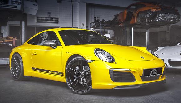 El Porsche 911 Carrera T deja atrás los 370 caballos de fábrica para ahora ofrecen 430 caballos. (Fotos: TechArt).