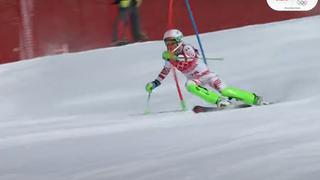 Ornella Oettl en Beijing 2022: la única latinoamericana en finalizar la prueba de slalom