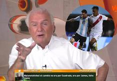 Fernando Niembro dedicó estas palabras a Perú por empate ante Argentina