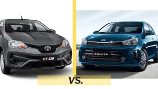 Toyota Etios vs. KIA Soluto: comparativa técnica
