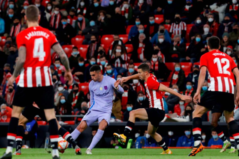 Barcelona visitó a Athletic Club de Bilbao por la Copa del Rey | Foto: EFE.