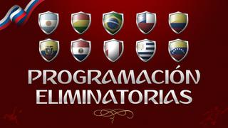 Eliminatorias Rusia 2018: programación de las jornadas 9 y 10