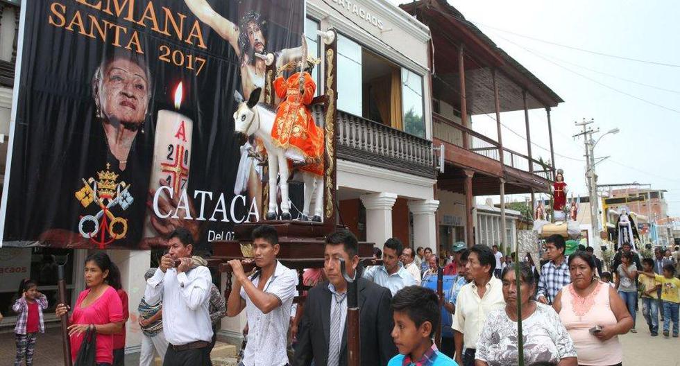 El Ministerio de Cultura declaró Patrimonio Cultural de la Nación a la Semana Santa de Catacaos, del distrito del mismo nombre, departamento de Piura. (Foto: Andina)