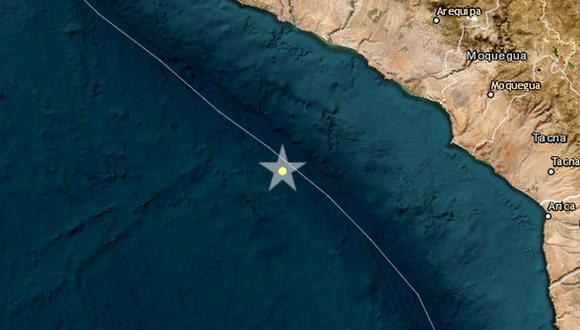 El temblor ocurrió a las 5:17 p.m. del viernes 9 de febrero, informó el Instituto Geofísico del Perú | Imagen: IGP