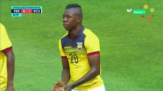 Perú vs. Ecuador: Alejandro Cabezas convirtió el 1-0 en el Estadio Nacional | VIDEO