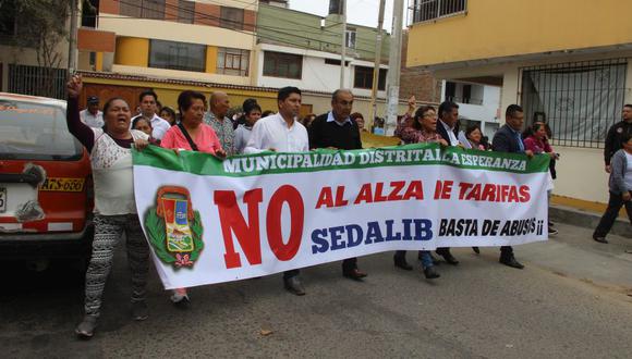 Sedalib solicitó el incremento en las tarifas de agua potable y alcantarillado en el 2014 para mejorar el servicio en la provincia de Trujillo. (Foto: Jhonny Aurazo)