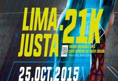 Running: inscríbete en la carrera Lima Justa 21K