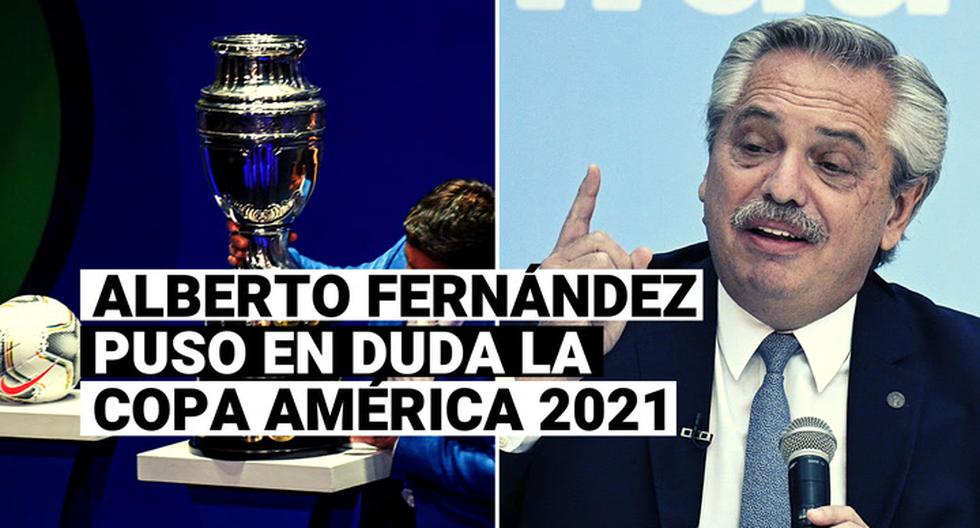 America’s Cup 2021 |  Argentine President Alberto Fernández: “I don’t want to frustrate the Copa América, but you have to be sensitive” |  VIDEO |  CONMEBOL |  Peruvian selection  ARGENTINA |  ar |  SPORT-TOTAL