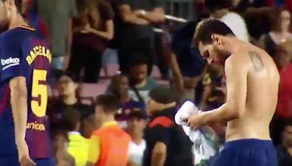 El programa deportivo "El Día Después" realizó un video en donde demuestra la tristeza y congoja de Lionel Messi al no tener a su lado a Neymar y Luis Suárez. (Foto: captura de video)