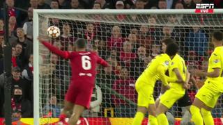 Se salvó Villarreal: Thiago remató de larga distancia, pero el balón chocó en el palo | VIDEO