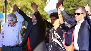 Lula defiende legado de gobiernos de izquierda con Dilma, Correa y Mujica