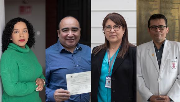Ana Lucía, Carlos Alberto, Rosario y Carlos cuentan sus experiencias y llaman a la ciudadanía a tomar conciencia y reflexionar sobre la efectividad de este fármaco. (Fotos: Renzo Salazar/ GEC)