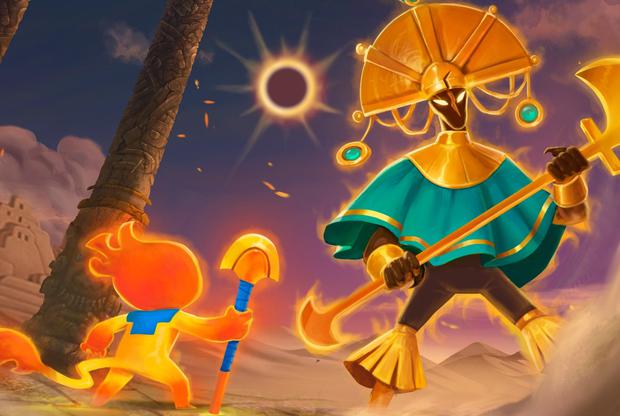 El arte de Imp of the Sun está basando en mitos y leyendas de nuestras culturas prehispánicas para el diseño de niveles, enemigos y personajes.