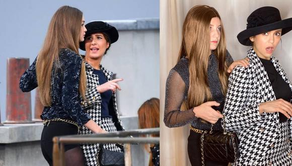 Nina Dobrev recrea el percance entre Gigi Hadid y la comediante Marie Benoliel en el desfile de Chanel. (Foto: Instagram/ @nina)