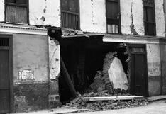 Daños en Lima tras terremoto de 1970 