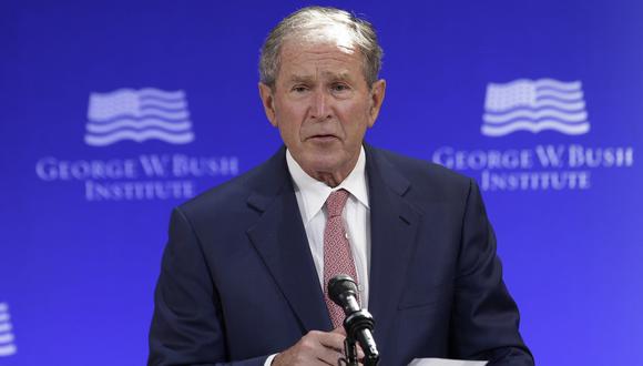 George W. Bush dice que hay pruebas claras de que Rusia interfirió en las elecciones en Estados Unidos. (AP).