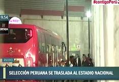 Perú vs Nueva Zelanda: así llegó el bus de la Selección Peruana al estadio Nacional