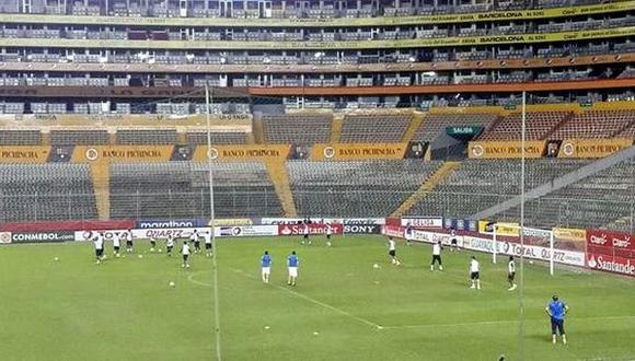 Alianza Lima reconoció el estadio Monumental de Guayaquil