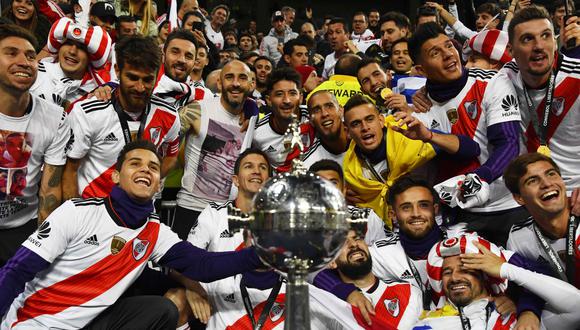 River Plate venció 3-1 a Boca Juniors en la prórroga y se quedó con el título de la Copa Libertadores 2018. (Foto: AFP)